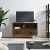 vidaXL TV Cabinet Brown Oak 80x36x50 cm Engineered Wood