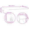 vidaXL Retractable Awning Manual Black 400 x 300 cm Fabric and Steel