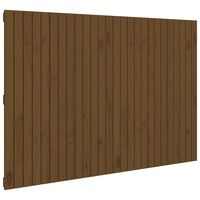 vidaXL Wall Headboard Honey Brown 166x3x110 cm Solid Wood Pine