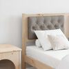 vidaXL Headboard Other Brown and taupe 150 cm Solid pine wood