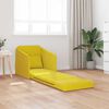 vidaXL Sofa Bed Yellow 65 x 80 x 83 cm Velvet