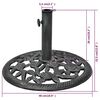 vidaXL Umbrella Base Cast Iron 12 kg 48 cm
