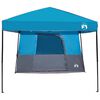 vidaXL Camping Tent Set Folding 2 pcs Blue Taffeta and Fabric