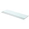 vidaXL Glass Panel | Set of 2 | Clear | Tempered Glass | 80x20 cm | Durable