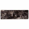 vidaXL Rug Runner MARSA Black 50 x 300 cm Polyester and PVC