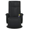 vidaXL Swivel Massage Recliner Chair Black 71 x 90 x 105 cm