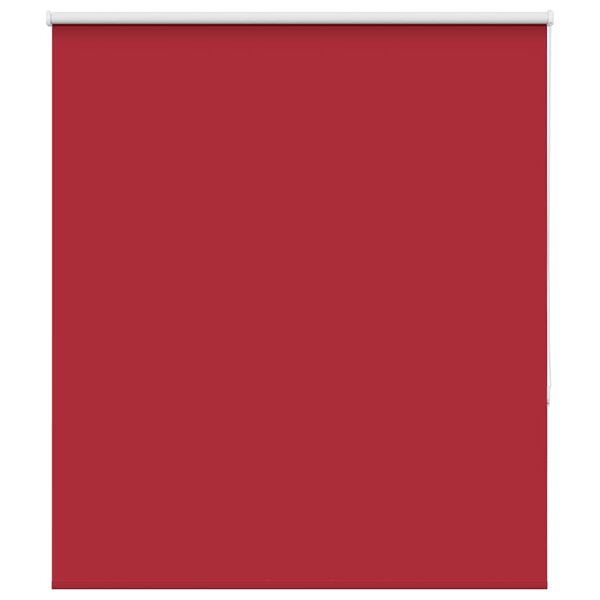 vidaXL Roller Blind Blackout Red 125x130 cm Fabric Width 121.6 cm Polyester