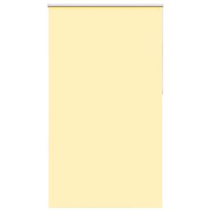 vidaXL Roller Blind Blackout Yellow 135x230 cm Fabric Width 131.6 cm Polyester