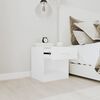 vidaXL Nightstand 2 pcs with Drawer White