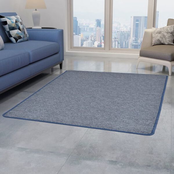 vidaXL Rug Tufted 80x150 cm Blue