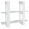 vidaXL Book Cabinet | White | Engineered wood | Medium | Book Cabinet