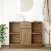vidaXL Sideboard with Drawer Artisan Oak 101x35x76 cm Engineered Wood