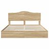 vidaXL Storage Bed with Drawer Sonoma Oak 180 x 200 cm Engineered Wood