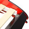 vidaXL Children's LED Race Car Bed 90x200 cm Red