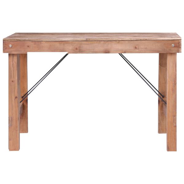 vidaXL Dining Table 120x60x80 cm Solid Reclaimed Wood