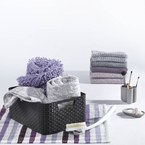 Curver Style Storage Boxes with Lid 3 pcs Size S 6L Anthracite