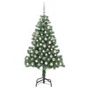vidaXL Christmas Tree with 300 LEDs with Stand Green 180 cm PVC