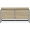 vidaXL Storage Box with Lid Sonoma Oak 100x40x51.5 cm Engineered Wood