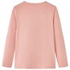 Kids' T-shirt with Long Sleeves Light Pink 128