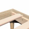 vidaXL Bed Frame without Mattress Sonoma Oak 90x200 cm Engineered Wood