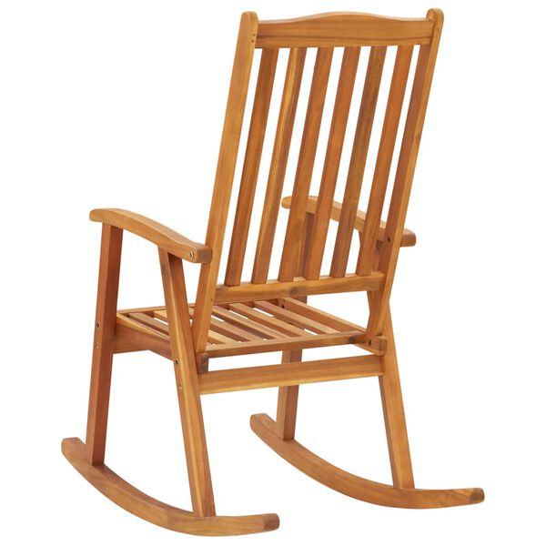 vidaXL Rocking Chair Solid Acacia Wood