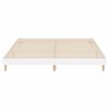 vidaXL Bed Frame without Mattress High Gloss White 200x200 cm