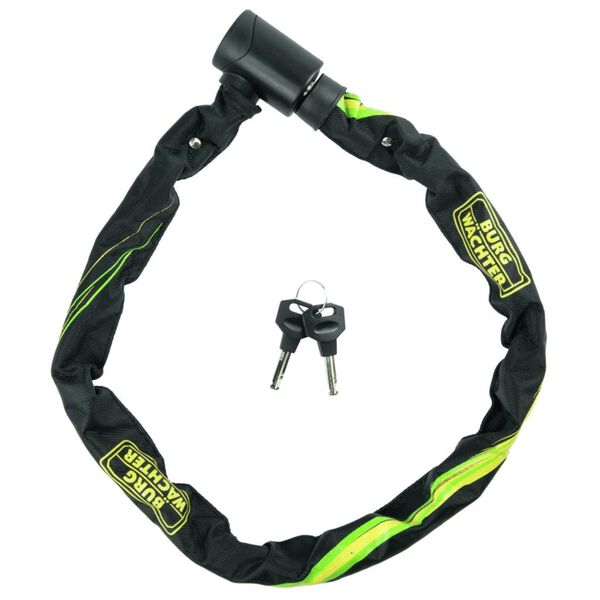 BURG-W&Auml;CHTER Safety Chain with Cylinder Lock 580 90 Yellow