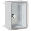 vidaXL Control Cabinet Grey 28 x 13 x 28 cm ABS Plastic