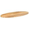 vidaXL Table Top 110x40x2.5 cm Oval Solid Wood Mango