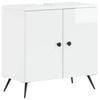 vidaXL Bathroom Sink Cabinet BREDA High Gloss White 59.5 x 31.5x 59 cm