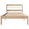 vidaXL Bed Frame without Mattress 75x190 cm Small Single Solid Wood Pine