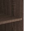 vidaXL Wall Cabinet Brown Oak 75x35x60 cm Engineered Wood
