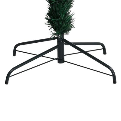 vidaXL Artificial Christmas Tree with Stand Green 120 cm Fibre Optic