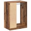 vidaXL Wardrobe with Shelf with Storage Old Wood 77 x 48 x 102 cm
