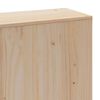 vidaXL Bookcase Bed without Mattress 180x200 cm Super King Solid Wood Pine