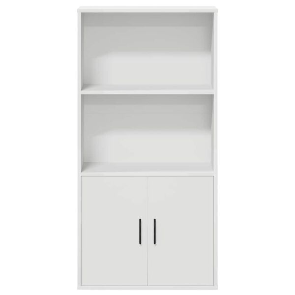 vidaXL Bookcase White 60x24x120 cm Engineered Wood