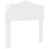 vidaXL Headboard Gloss White Engineered wood