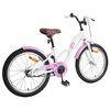 vidaXL Kids Bike 20'' for 6-11 Years Old White