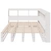 vidaXL Bookcase Bed without Mattress White 120x200cm Solid Wood Pine