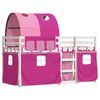 vidaXL Bunk Bed without Mattress Pink 80x200 cm Solid Wood Pine