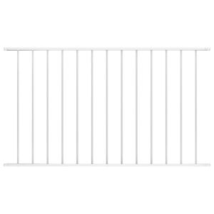 vidaXL Fence Panel Woerden Powder-coated Steel 1.7x0.75 m White