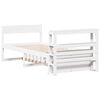 vidaXL Bed Frame without Mattress White 90x200 cm Solid Wood Pine