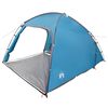 vidaXL Cabin Tent with Roof Blue 370 x 230 x 185 cm Taffeta