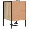 vidaXL Bedside Cabinet Sonoma Oak 42 x 41 x 61 cm Engineered Wood