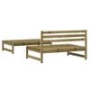 vidaXL 2 Piece Garden Lounge Set Impregnated Wood Pine