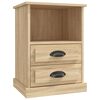 vidaXL Bedside Cabinet Sonoma Oak 43x36x60 cm