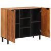 vidaXL Sideboard Acacia Brown Finish 90 x 33 x 75 cm Solid Mango Wood