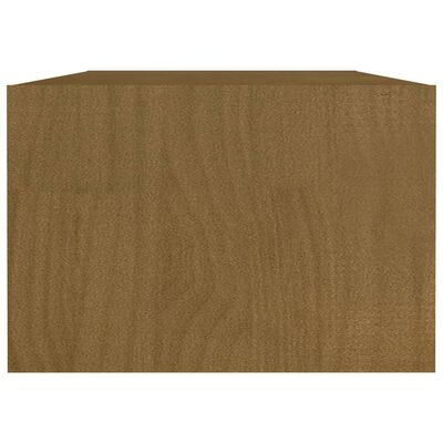 vidaXL Coffee Table Honey Brown 110x50x34 cm Solid Pinewood