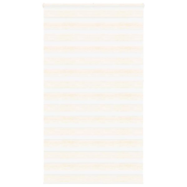 vidaXL Zebra Blind Marble Beige 135x230 cm Fabric Width 130.9 cm Polyester