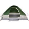 vidaXL Camping Tent Dome 4-Person Green Waterproof
